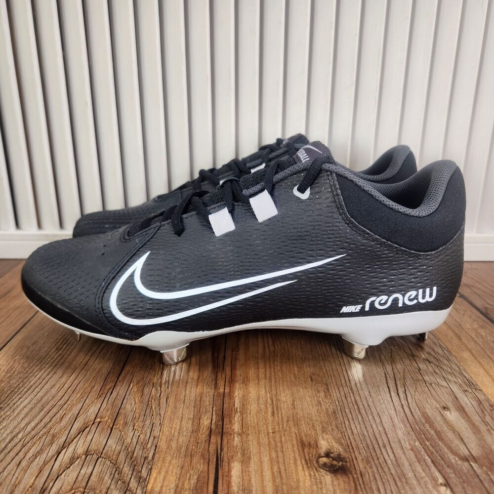 Nike Renew Hyperdiamond 4 Pro Metal Softball Cleats Women Sz 11 Black CZ5920-010 - Picture 3 of 10
